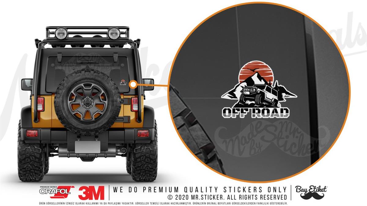 HBG109 Off Road Yazili Etiket