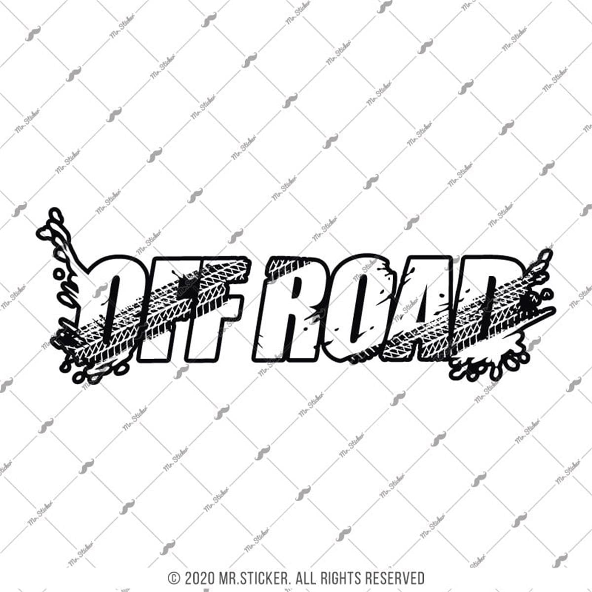 HBG116 Lastik Izi Efektli Off Road Yazisi