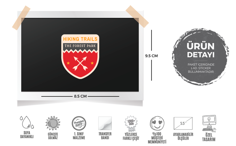 HBG12 Hiking Etiketi