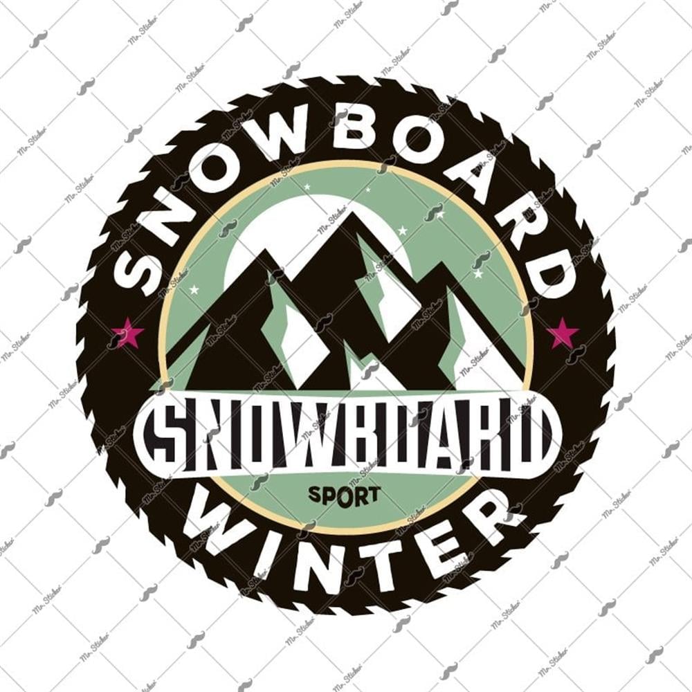 HBG26 Snowboard Etiketi