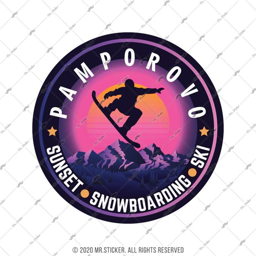 HBG70 Pamporovo Snowboard Etiketi