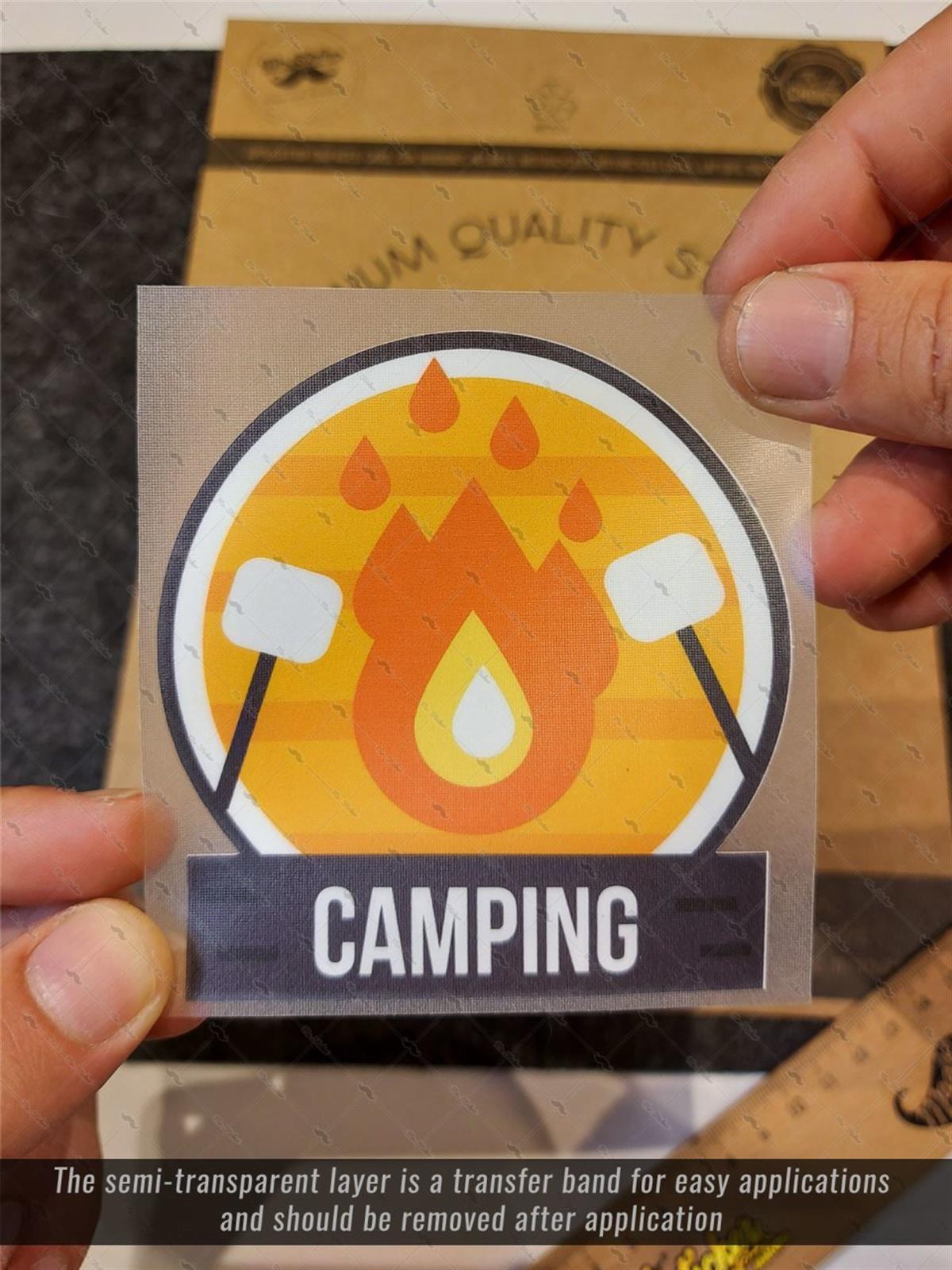 HBGBDL16 Kamp Sticker Seti 5 Parca