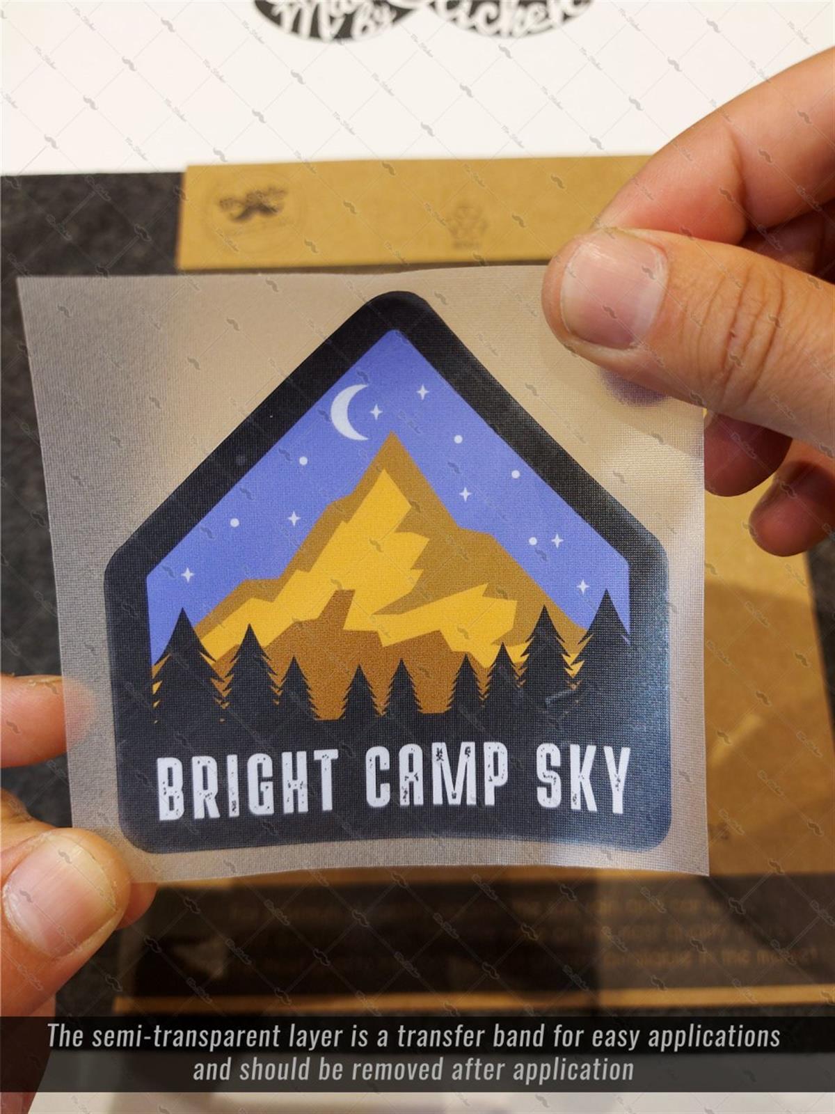 HBGBDL17 Kamp Sticker Seti 5 Parca