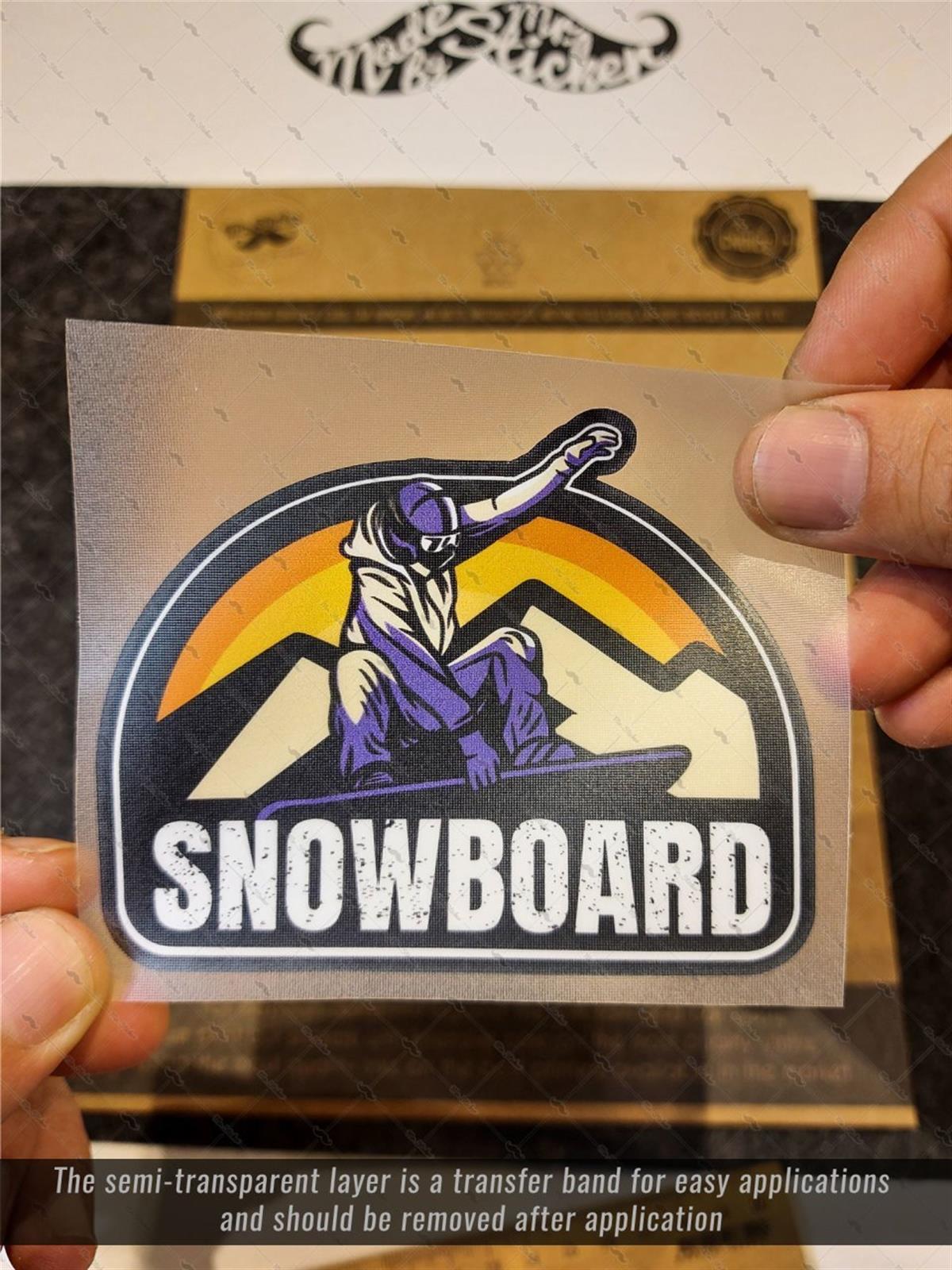 HBGBDL3 Snowboard Sticker Seti 5 Parca