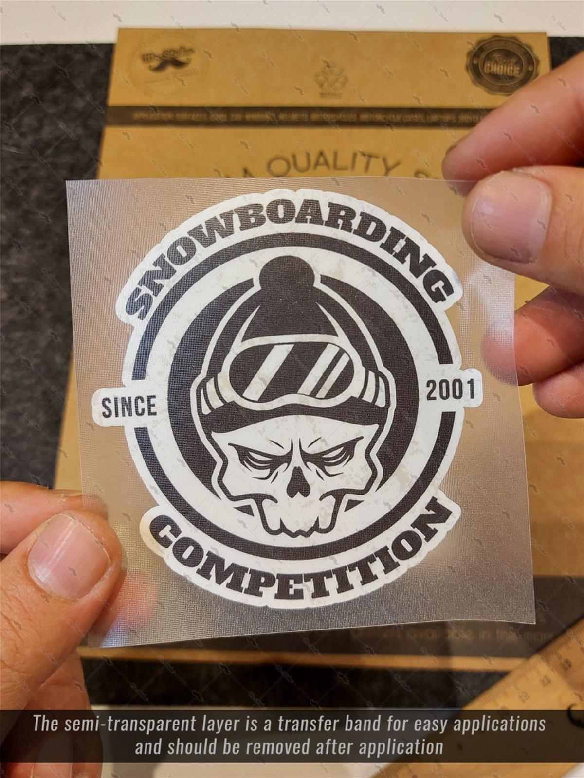 HBGBDL4 Snowboard Sticker Seti 5 Parca