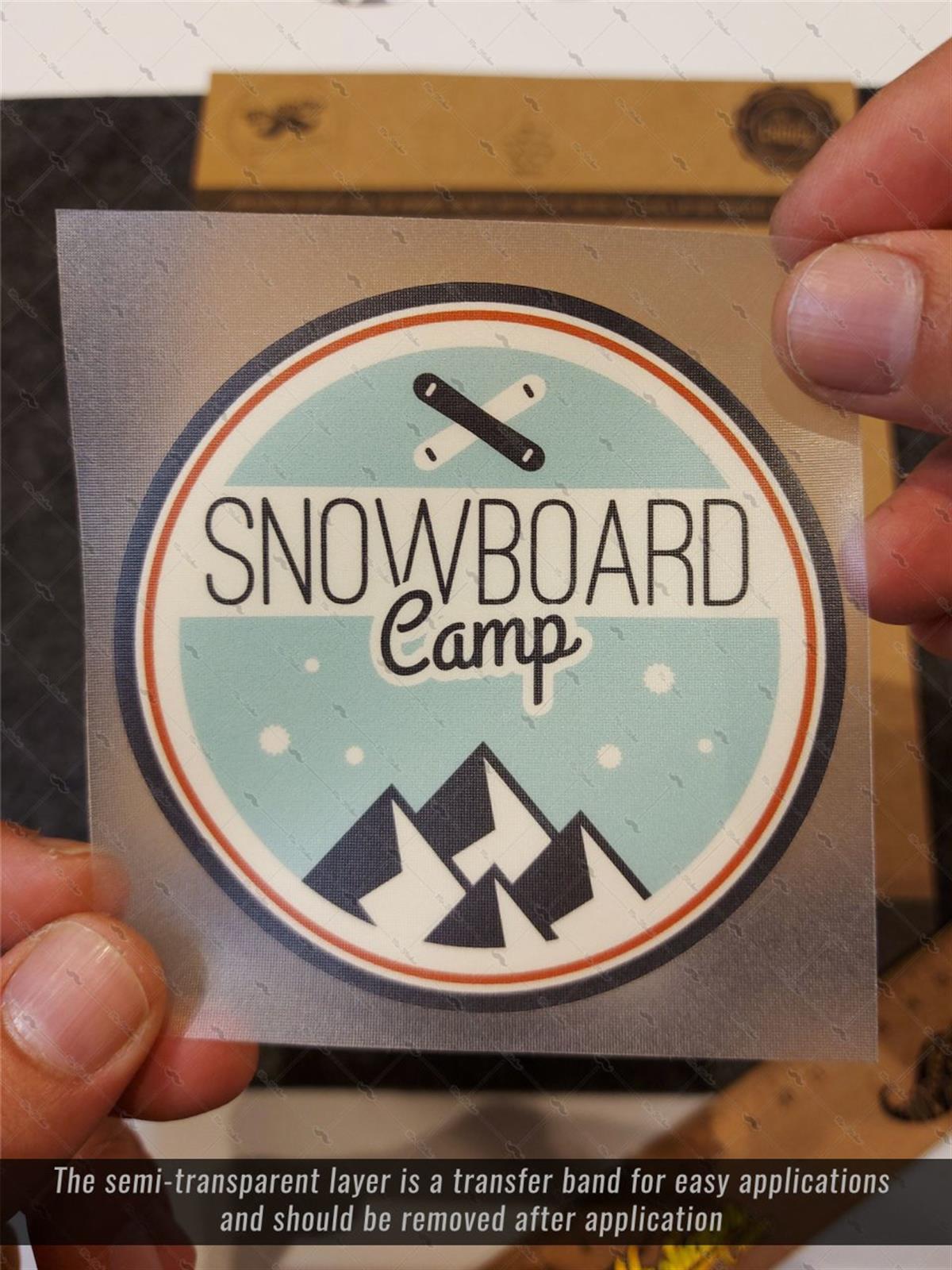 HBGBDL4 Snowboard Sticker Seti 5 Parca