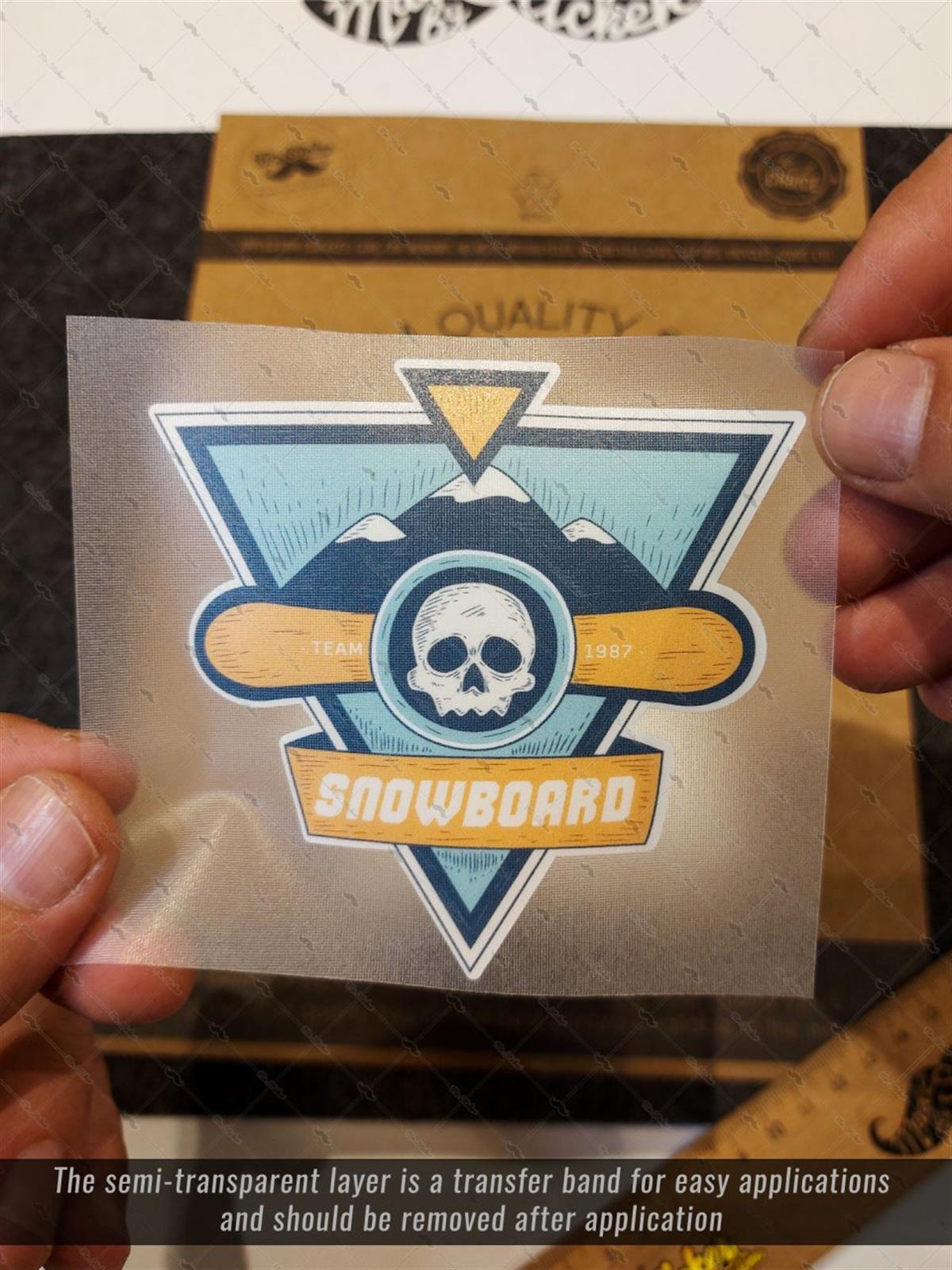 HBGBDL5 Snowboard Sticker Seti 5 Parca