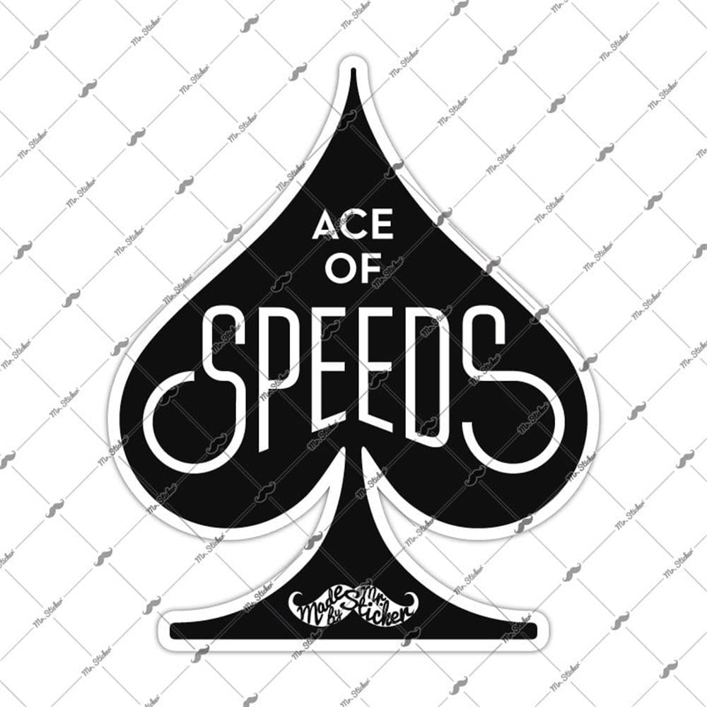 MRSTC3 Reflektif Ace of Speeds Etiketi