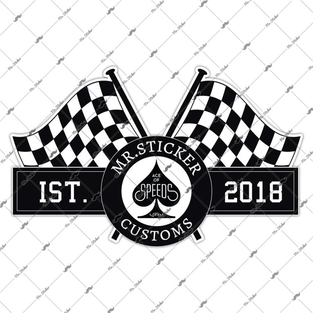 MRSTC4 Reflektif Mr.Sticker Customs Etiketi