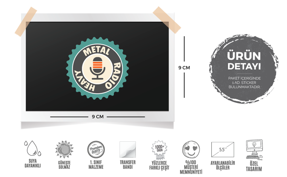 MSC7 Heavy Metal Radio Etiketi
