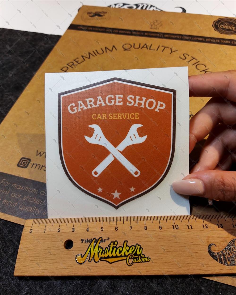 MSL28 Garaj Shop Etiketi