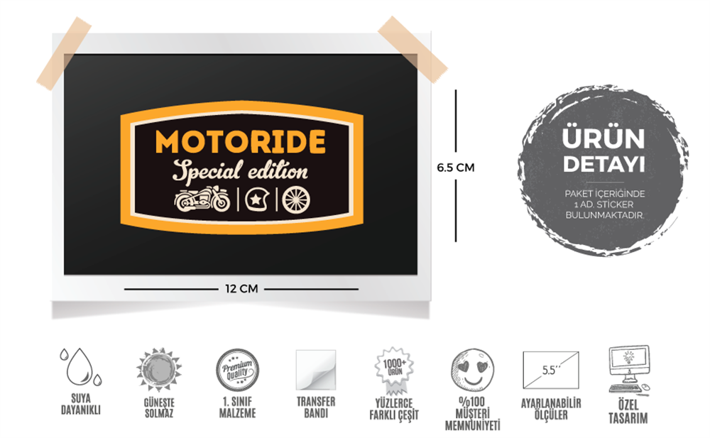 MSL58 Motoride Etiketi