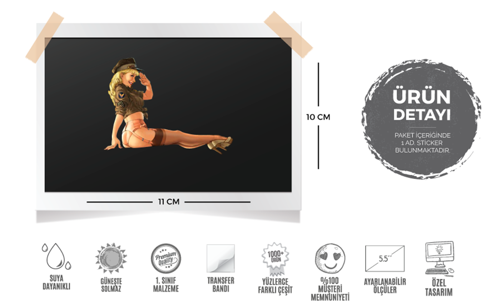 PNP30 Pinup Kizi Etiketi