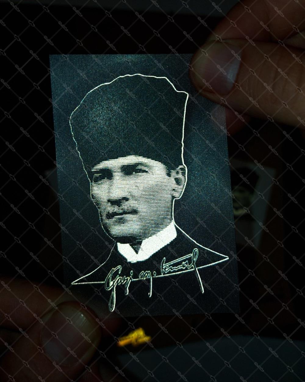 RFHLM122 Reflektif Ikili Gazi Mustafa Kemal Silueti Seti