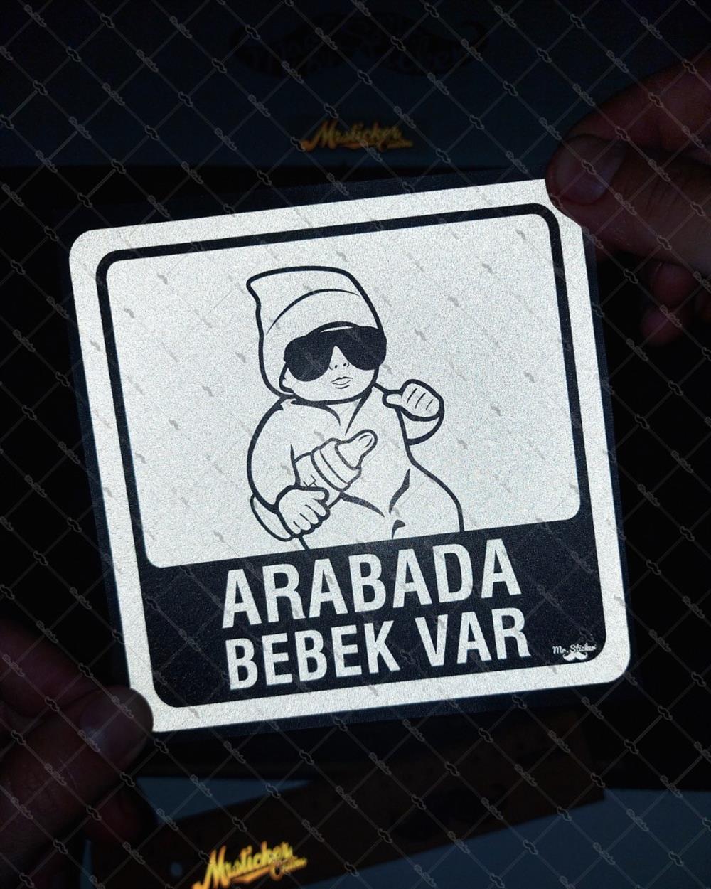 RFHLM169 Reflektif Arabada Bebek Var Etiketi
