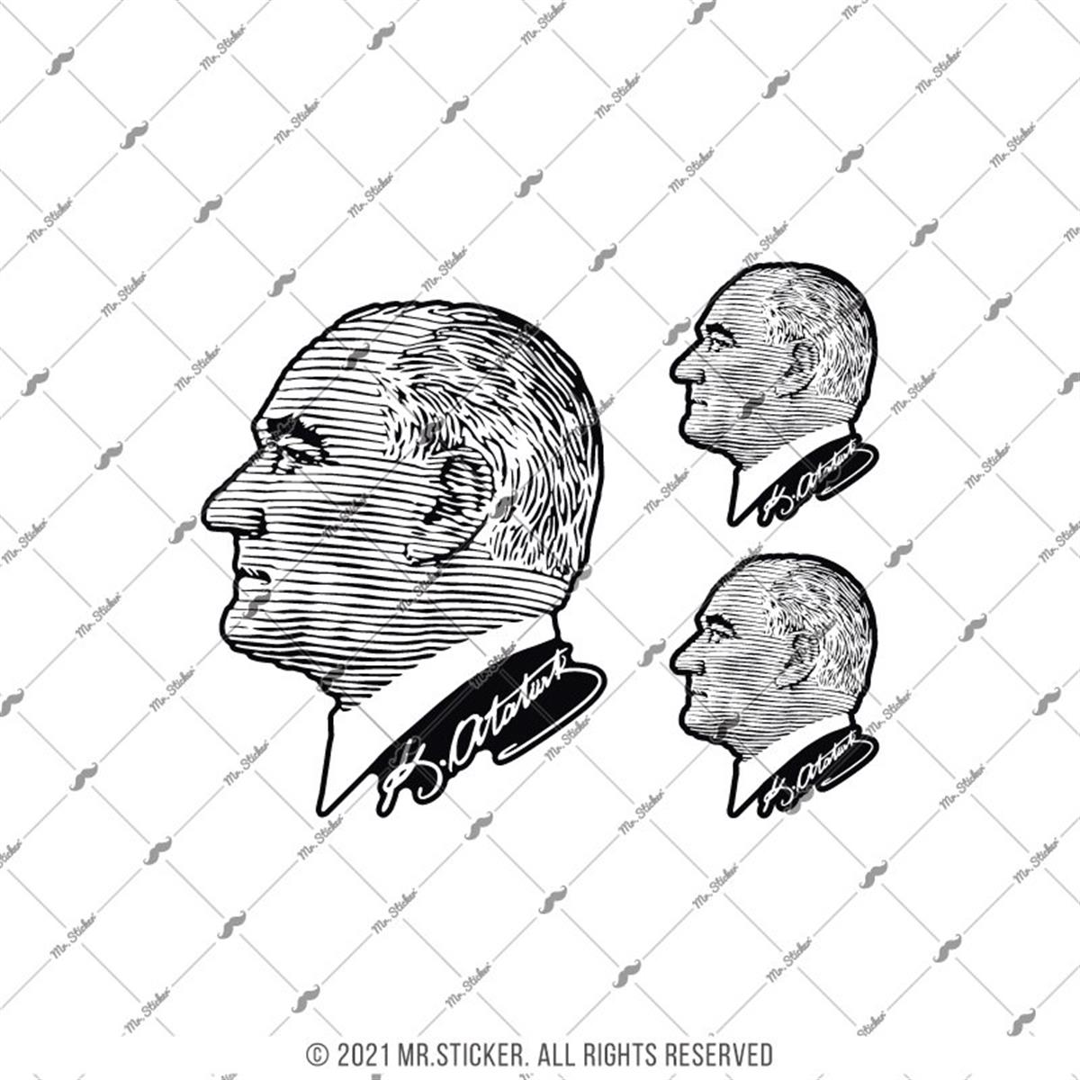 RFHLM227  Reflektif Ozel Seri Ataturk Cizgi Calisma Set