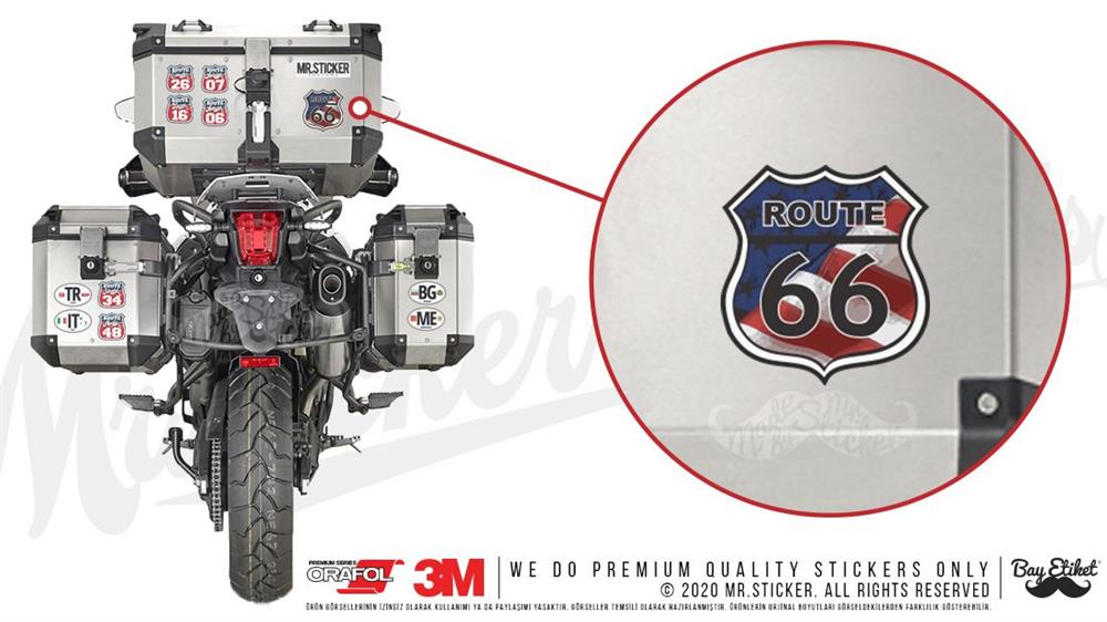 ROU5 Route 66 Etiketi