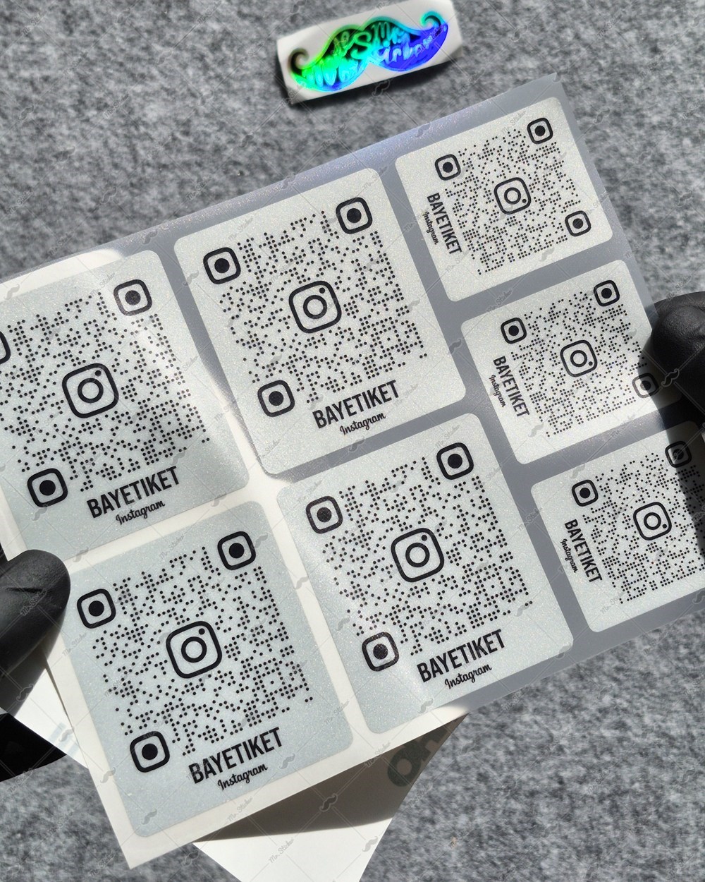 SMINS33 Reflektif QR Instagram Seti 7 Parça