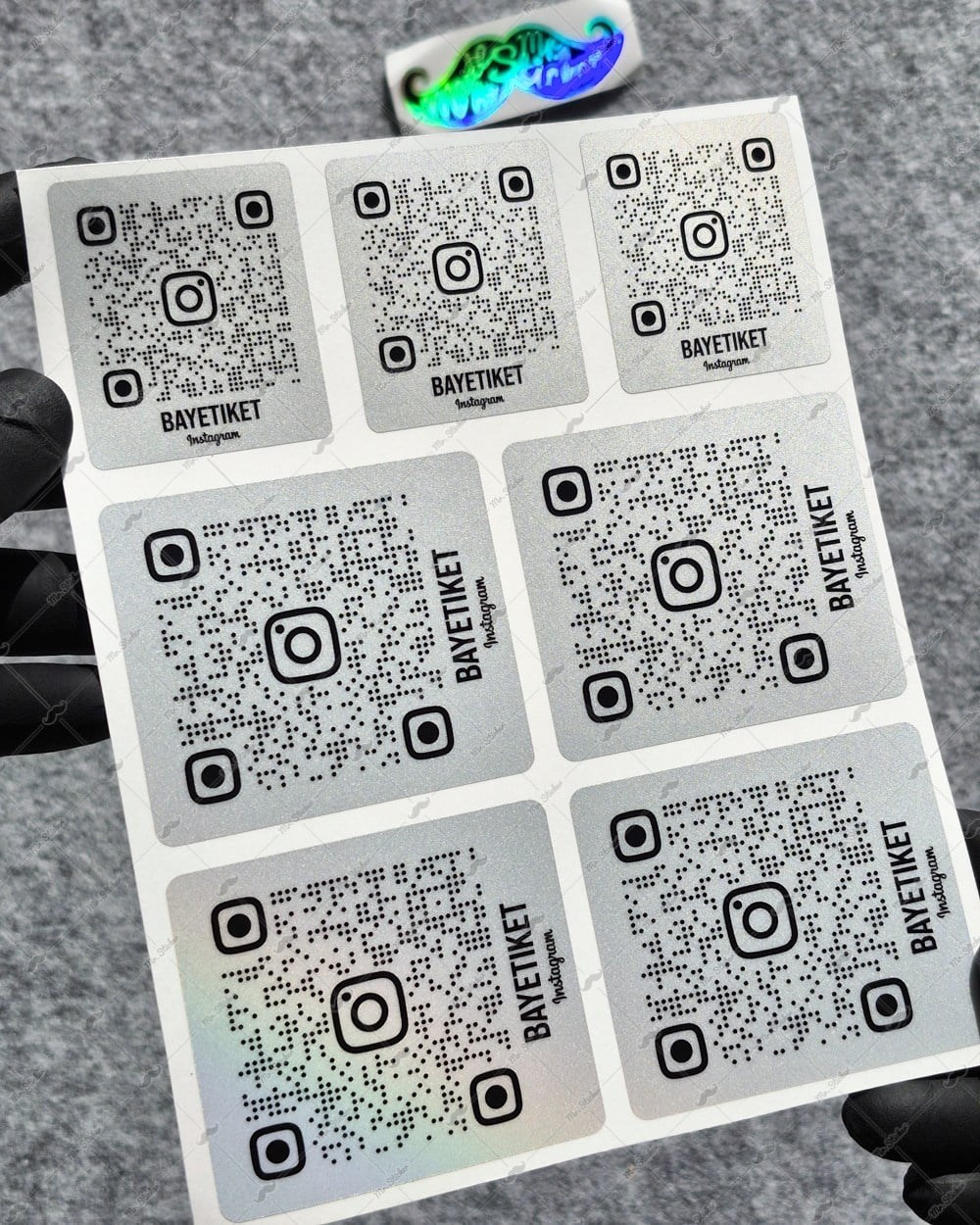SMINS33 Reflektif QR Instagram Seti 7 Parça