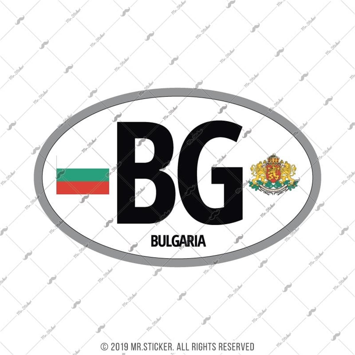 ULK24 Bulgaristan (BG) Reflektif Ulke Etiketi