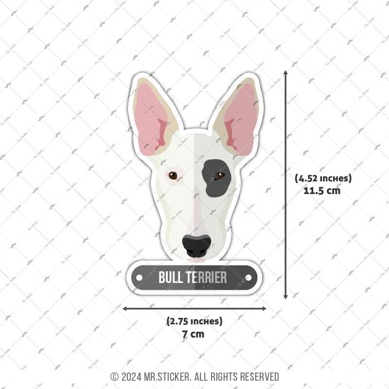 ANDG2- Bull Terrier Kopek Etiketi