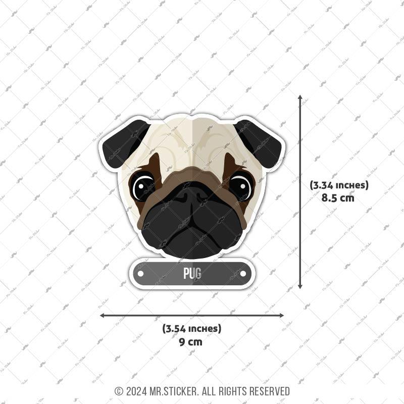 ANDG21- Pug Kopek Etiketi