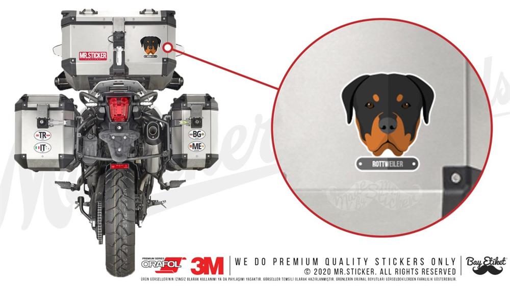 ANDG22- Rottweiler Kopek Etiketi