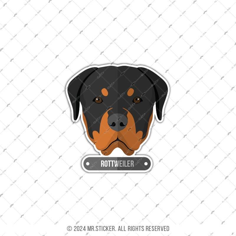 ANDG22- Rottweiler Kopek Etiketi
