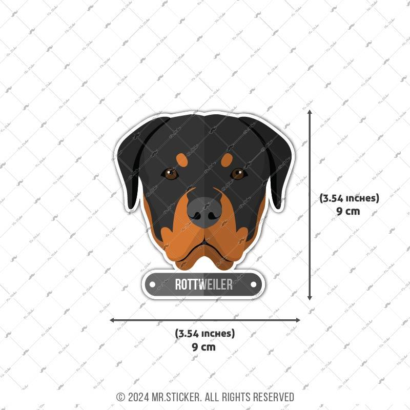 ANDG22- Rottweiler Kopek Etiketi