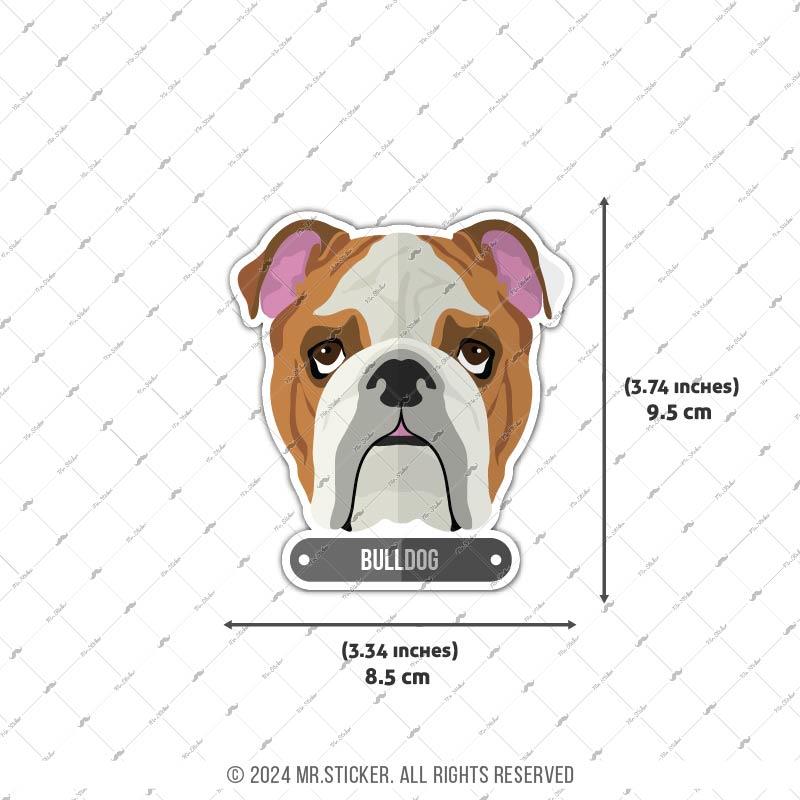 ANDG3- Bulldog Kopek Etiketi