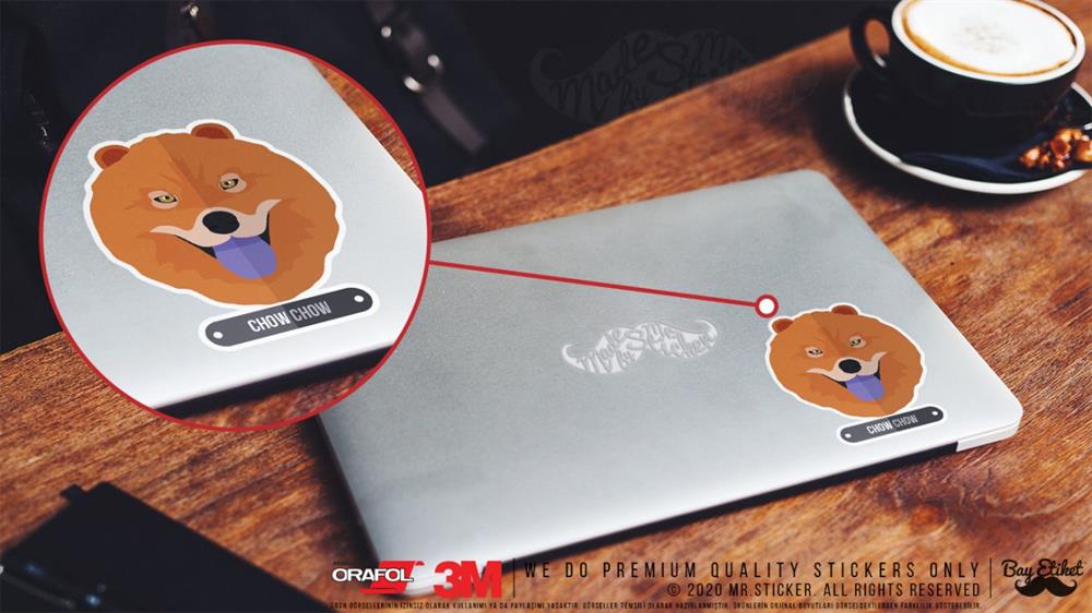 ANDG9- Chow Chow Kopek Etiketi