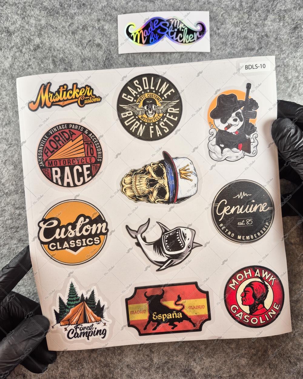 BDLS10 Küçük Boy 10lu Sticker Seti