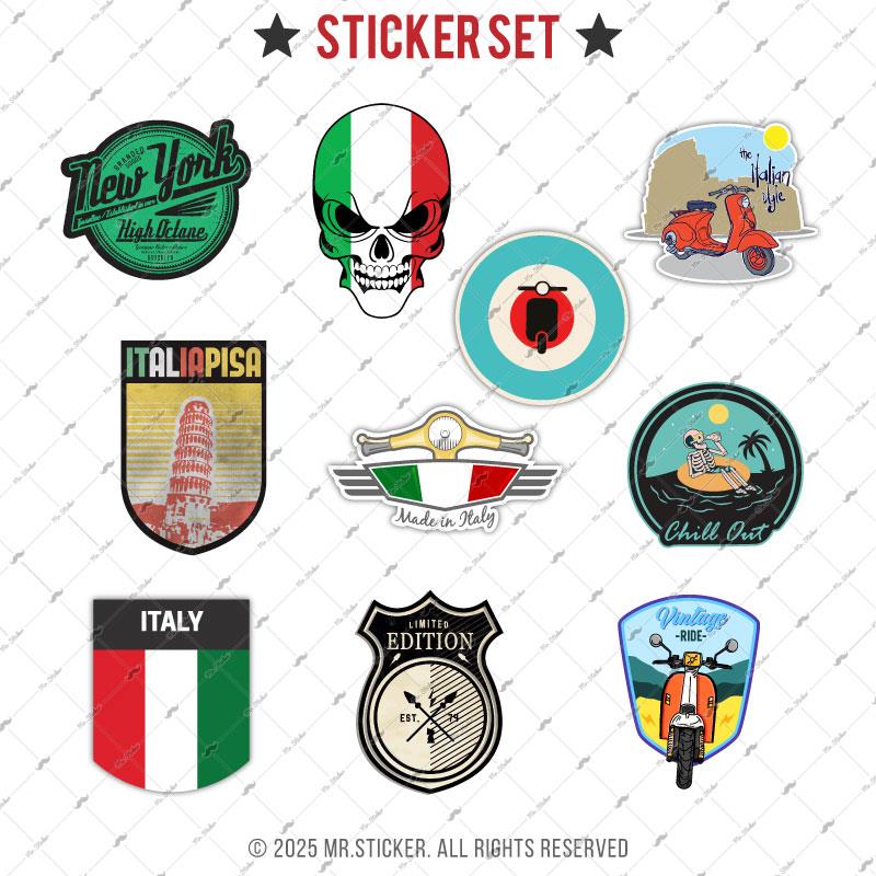 BDLS17 Küçük Boy 10lu Sticker Seti