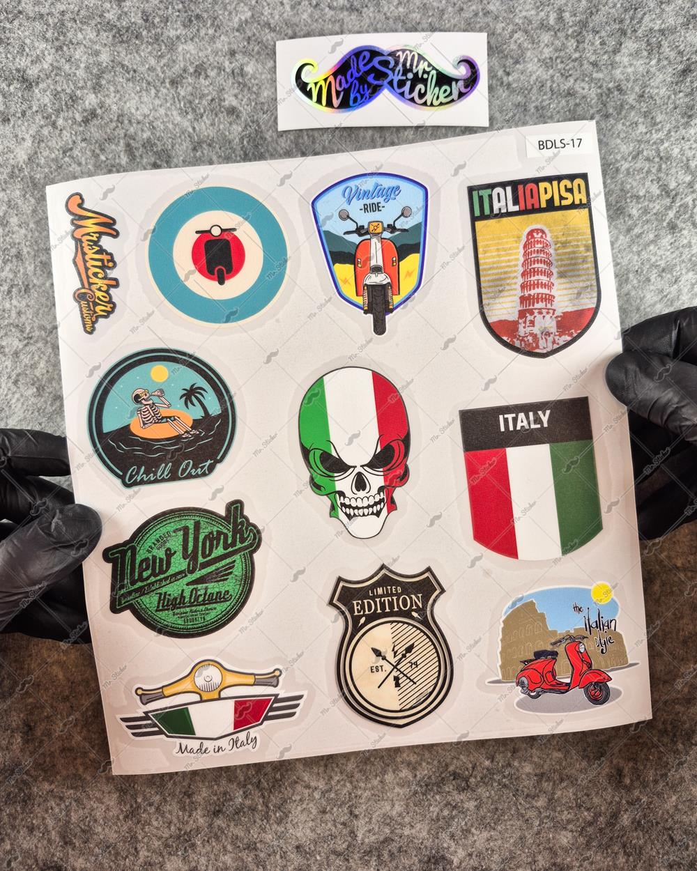 BDLS17 Küçük Boy 10lu Sticker Seti