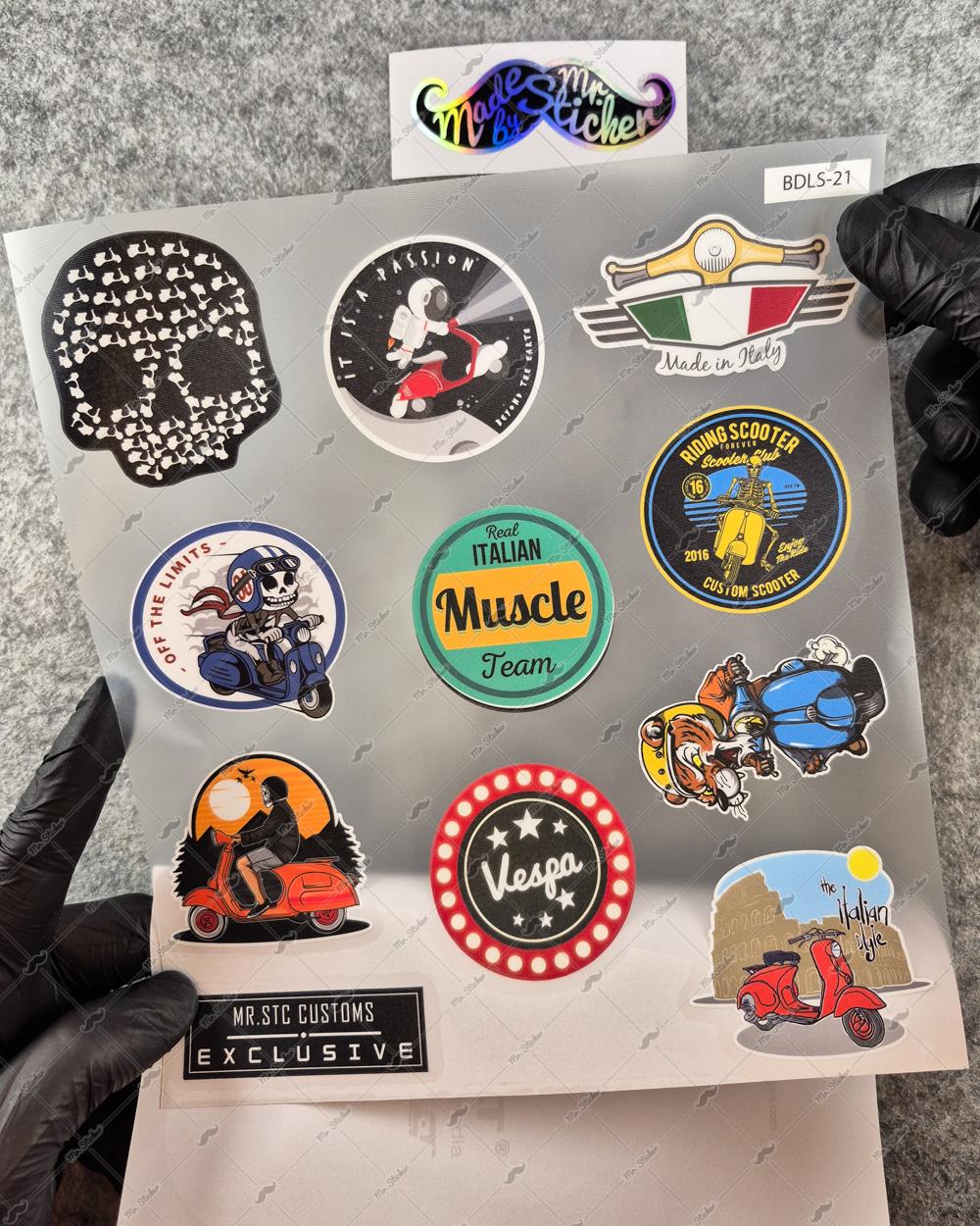 BDLS21 Küçük Boy 10lu Sticker Seti