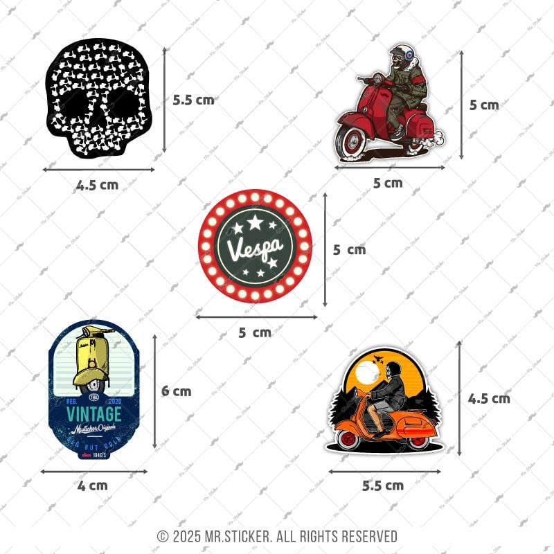 BDLS22 Küçük Boy 10lu Sticker Seti