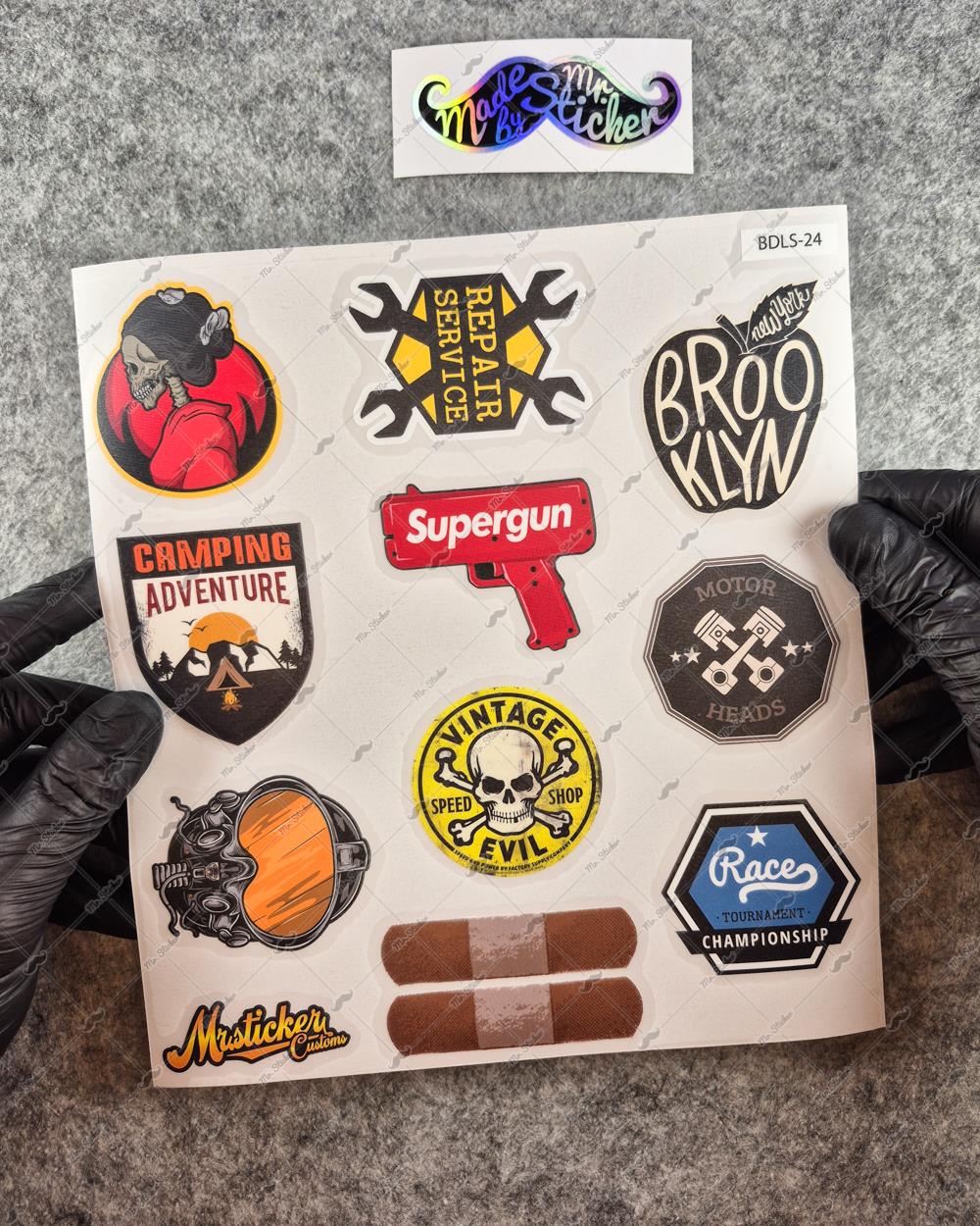BDLS24 Küçük Boy 10lu Sticker Seti