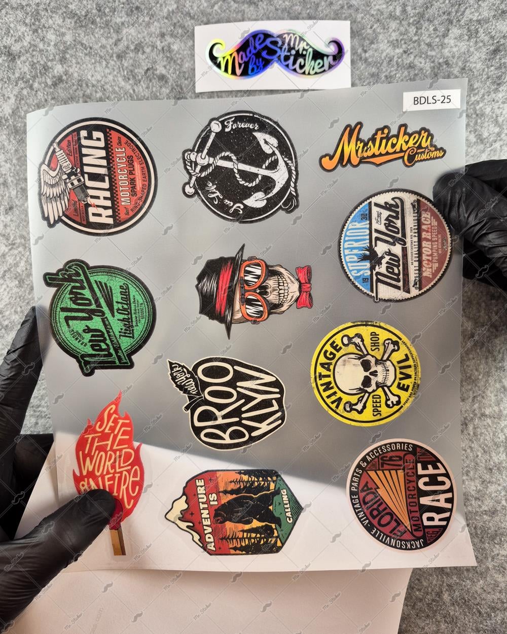 BDLS25 Küçük Boy 10lu Sticker Seti