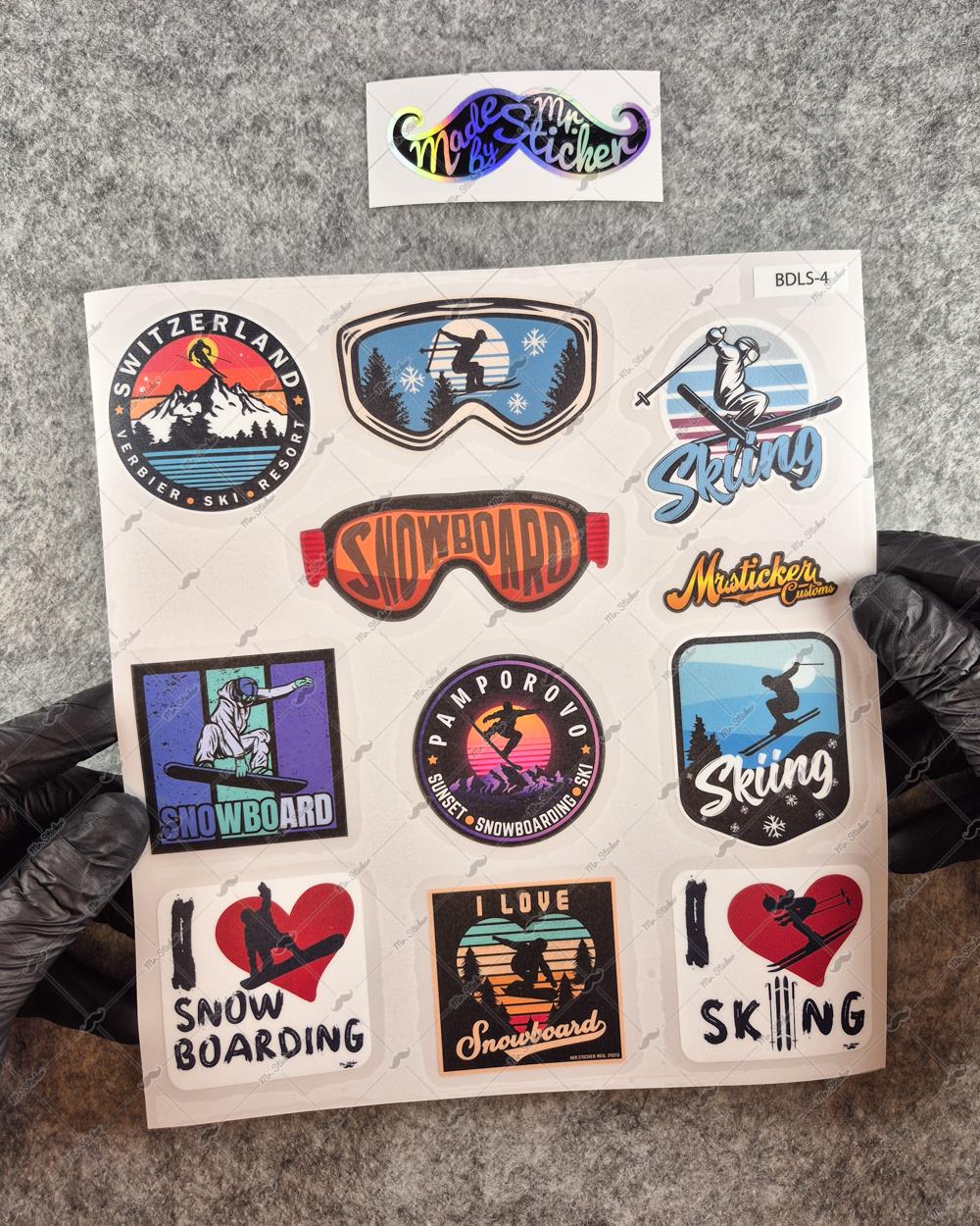 BDLS4 Küçük Boy 10lu Sticker Seti