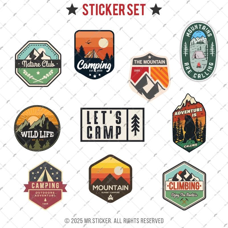 BDLS7 Küçük Boy 10lu Sticker Seti