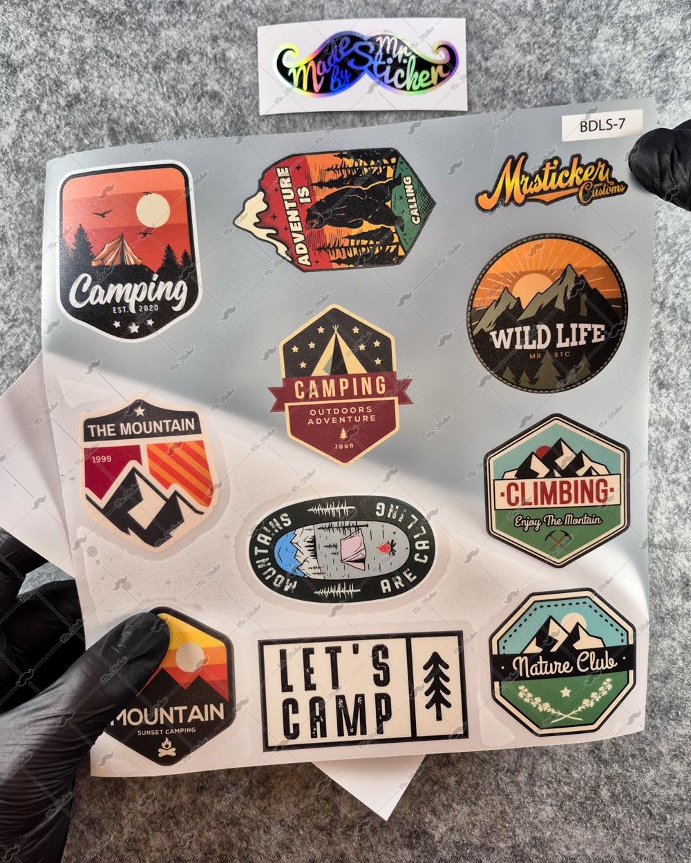 BDLS7 Küçük Boy 10lu Sticker Seti