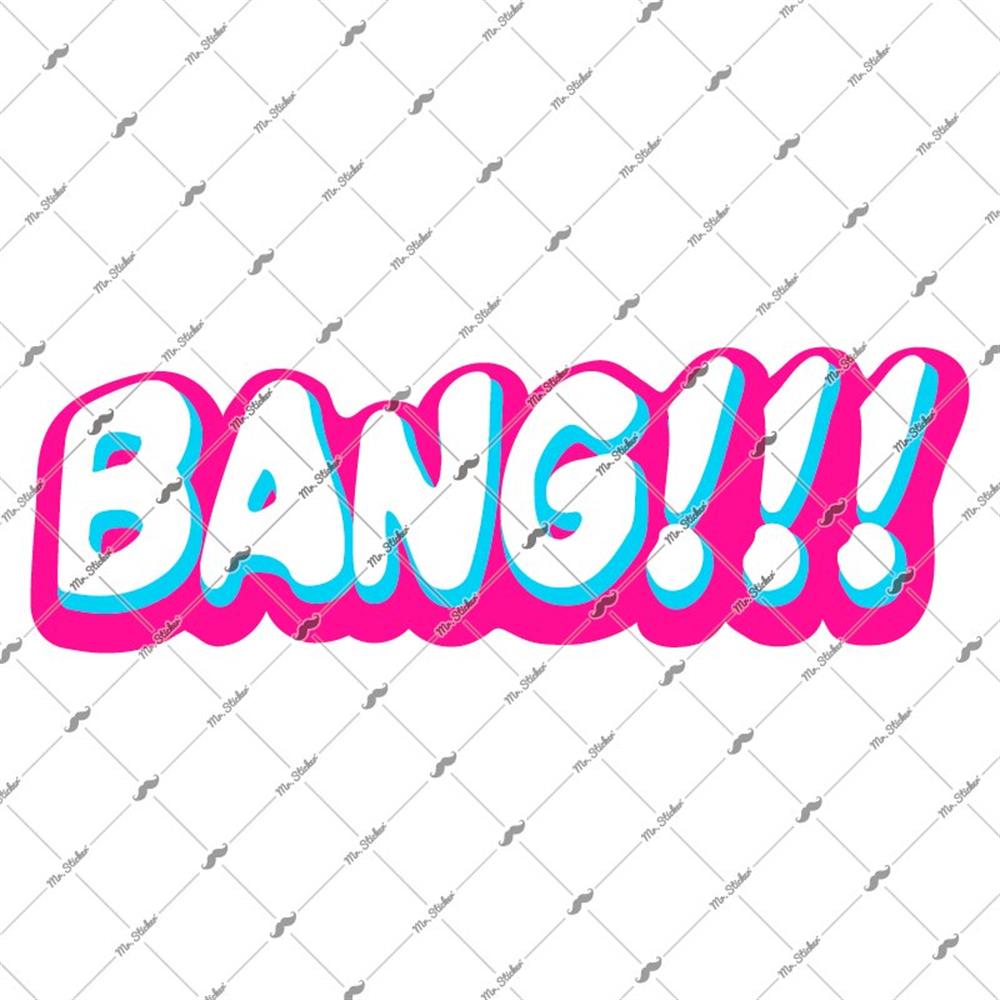 CEX1 Bang Cizgi Roman Efekti Etiketi