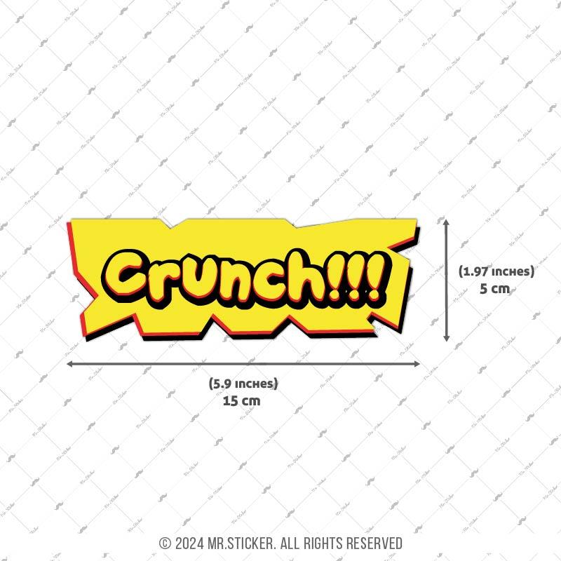 CEX6 Crunch Cizgi Roman Efekti Etiketi