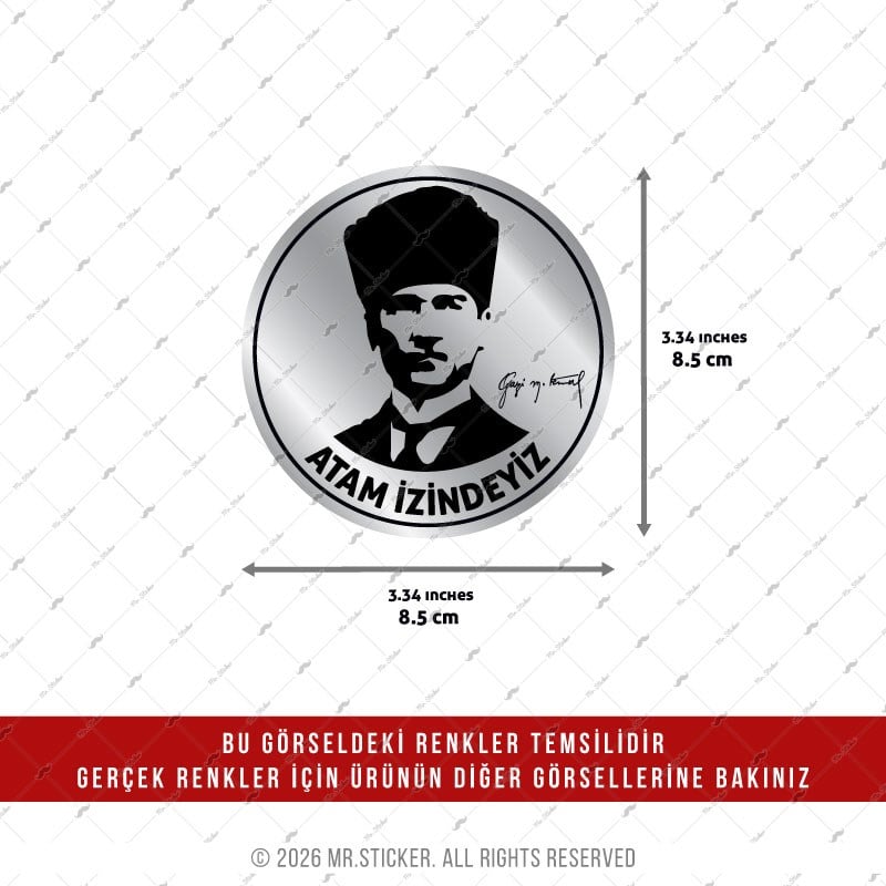 CHR39 Krom Ataturk Etiketi