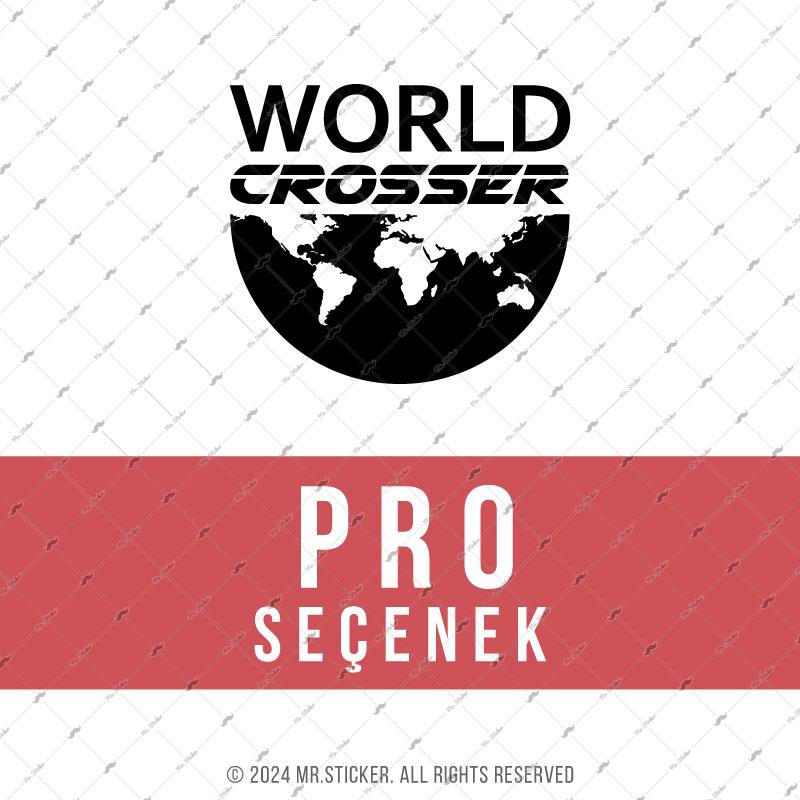 CSE2 World Crosser (Dunyayi Gezen) Yazili Etiket - Renk Seçenekli