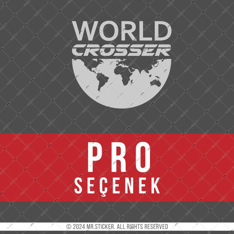 CSE2 World Crosser (Dunyayi Gezen) Yazili Etiket - Renk Seçenekli