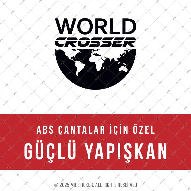 CSE2 World Crosser (Dunyayi Gezen) Yazili Etiket - - YÜKSEK YAPIŞKANLI