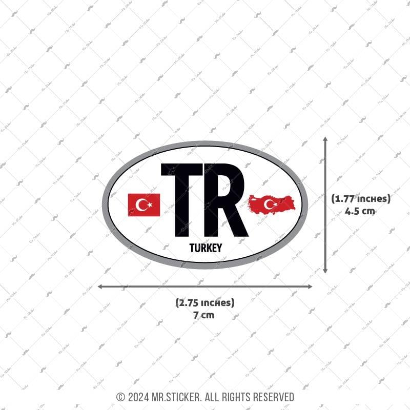 CSE20 Turkiye (TR) Reflektif Ulke Etiketi