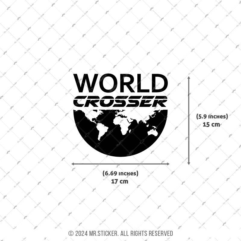 CSE2S İkili Set - World Crosser (Dunyayi Gezen) Yazili Etiket - Mat Siyah