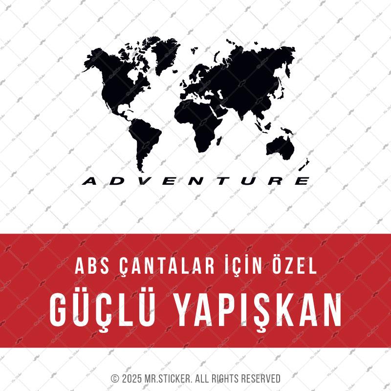 CSE3 Detayli Kesim Dunya Haritasi - YÜKSEK YAPIŞKANLI